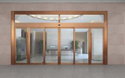 白银感应门的魅力：安全与时尚兼具！